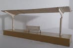 Märklin H0 - 422.4 - Modeltreingebouwen (1) - Overdekte kade, Nieuw