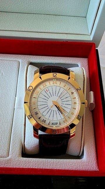 Tissot - Tissot Héritage Navigator 160th Anniversary 18k, Nieuw