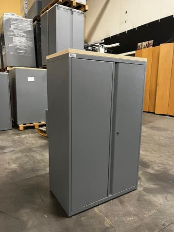 50x Gebruikte Klapdeurkast Van Massief Staal, Gebruikt, 100 tot 150 cm, 50 tot 100 cm, 25 tot 50 cm