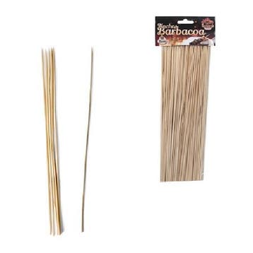 Partij van 55 x Sateprikkers houten lengte 25cm zakje 100..., Verzenden, Nieuw