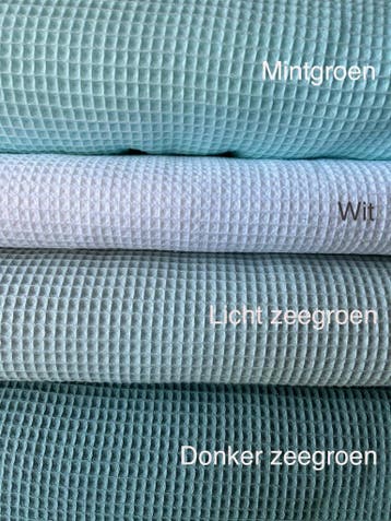 Boxkleed Wafelstof - Kies je eigen kleuren!, Ophalen of Verzenden, Nieuw, Boxkleed