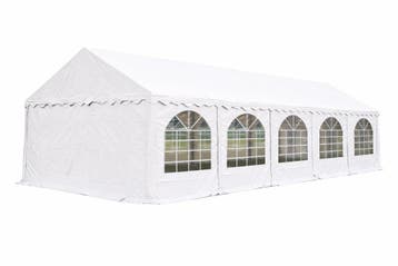 Professionele Partytent PVC 5x10x2,2 mtr in Wit (5x10 meter), Verzenden, Nieuw, 2 meter of meer, Partytent