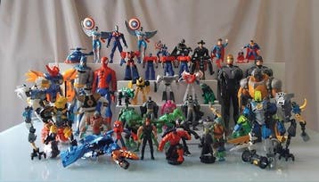 Collectie merkartikelen - Actionfigures Marvel, DC Comics,