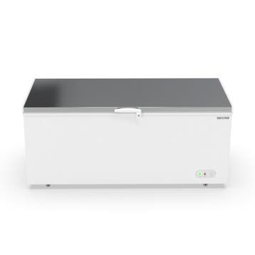 Sibero 650L Vrieskist Wit/RVS -18°C/-24°C 1810x765x840mm RVS, Ophalen of Verzenden, Nieuw in verpakking, Koelen en Vriezen