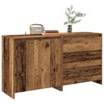 vidaXL 2-delige Dressoirs bewerkt hout oud houtkleurig, Verzenden, Nieuw, Overige houtsoorten