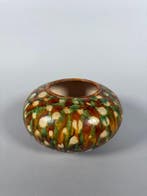Oud Chinees - Tang-dynastie, bruin geglazuurd Vaas - 13 cm