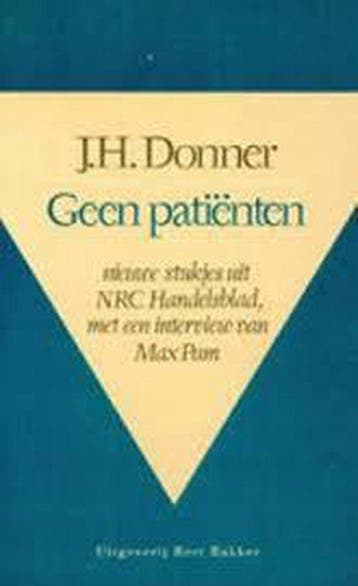 Geen patienten - Donner, Verzenden, Gelezen