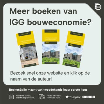 (Her)bouwkosten agrarische gebouwen 2024 / Taxatieboekje, Boeken, Verzenden, Zo goed als nieuw, IGG bouweconomie