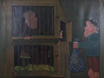 Rein Dool (1933) - Gevangen, Antiek en Kunst, Kunst | Schilderijen | Modern