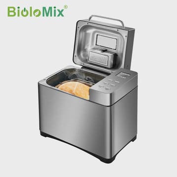 Biolomix Broodmachine 1KG - 19 Programma's, Roestvrij Staal,, Verzenden, Nieuw