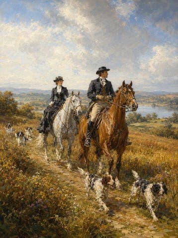 Shayer - Morning Gallop – A Country Estate Journey - XL -