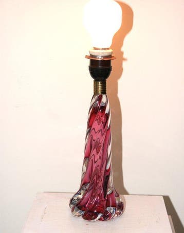 Val Saint Lambert - Lamp - Kristal - Tafellamp VSL