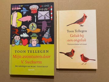Twee Hardcovers - Toon Tellegen - in nieuwstaat, Ophalen of Verzenden, Zo goed als nieuw, Nederland