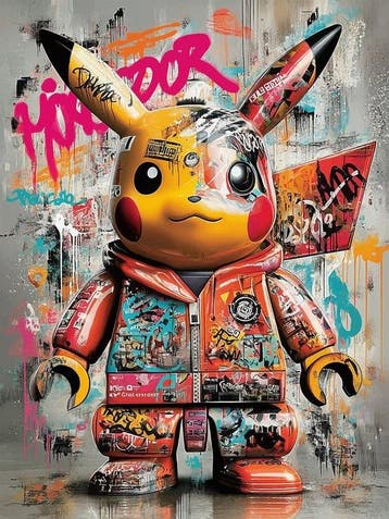 IPR Graph - Pikachu LEGO street warrior, Nieuw