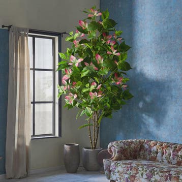 Grote Kunstboom Ficus Magnolia Banyan Nandina - 82-144cm, Verzenden