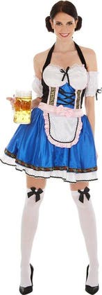 2dekans | Dressforfun vrouwenkostuum dirndl sexy weidedroom, Ophalen of Verzenden, Zo goed als nieuw