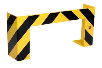 Aanrijdbeveiliging voor lange pallet  -  Geel & Zwart  -, Verzenden