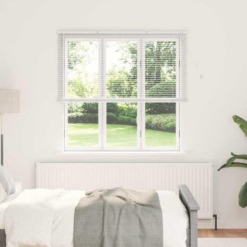 vidaXL Venetiaanse jaloezie Wit 175 x 140 cm 25 mm Aluminium, Verzenden, Nieuw, Wit