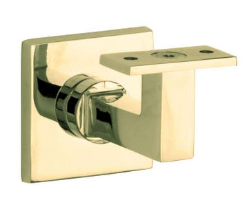 Leuninghouder Bauhaus M10 vlak messing gelakt, Verzenden, Nieuw