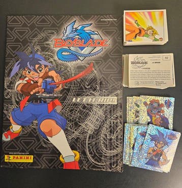 Panini Beyblade - 1 Empty album + complete loose sticker set, Nieuw
