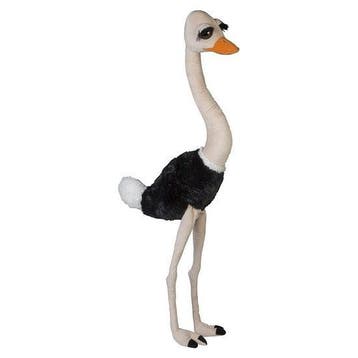 Nature Planet struisvogel knuffel - pluche - 100 cm, Verzenden, Nieuw