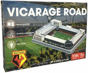 Watford Vicarage Road 3D puzzel (116 stukjes) | Kick Off, Verzenden, Nieuw