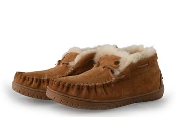 Warmbat Australia Pantoffels in maat 39 Cognac, Overige kleuren, Verzenden, Warmbat Australia, Zo goed als nieuw