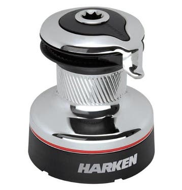 Harken Radial Selftailing Lier Chroom/Zwart, Ophalen of Verzenden, Nieuw