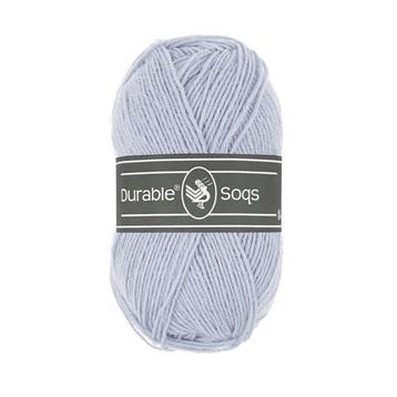 Durable Soqs 410 Misty Blue - Haakgaren / Breigaren, Ophalen of Verzenden, Nieuw, Breien of Haken, Wol of Garen