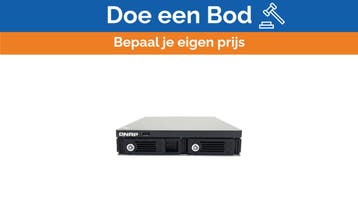 Bieden: QNAP TS-459U-RP 4-Bay Rackmount NAS Network Attache, Ophalen of Verzenden, Nieuw