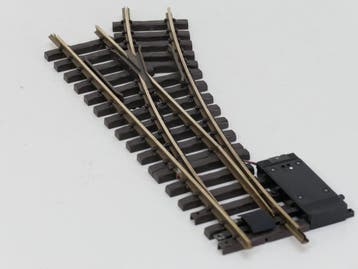 LGB 16050 Digitaal Elektr.Weiche  rechts, R3,22.5 Grad, Ophalen of Verzenden, Gebruikt, Rails, LGB