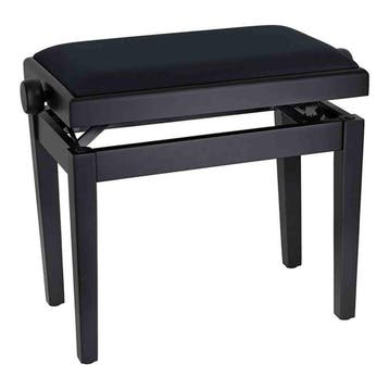 Boston PB10/1520 Pianobank, verstelbaar 48 tot 56 cm, zwart, Ophalen of Verzenden, Nieuw