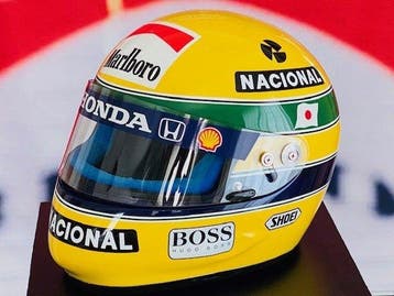 Ayrton Senna - 1992 - Replica helm, Nieuw