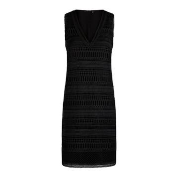 Marc Aurel • zwarte crochet jurk • 36, Marc Aurel, Verzenden, Zwart, Nieuw