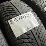 2 x Michelin Pilot Alpin 5 235-60-18 Winterbanden 5,5mm, 18 inch, Gebruikt, 235 mm, Band(en)