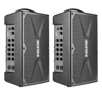 NUX NBA-200FR Busking 200FR Set van 2 - 276W PA set met accu, Audio, Tv en Foto, Ophalen of Verzenden, Nieuw