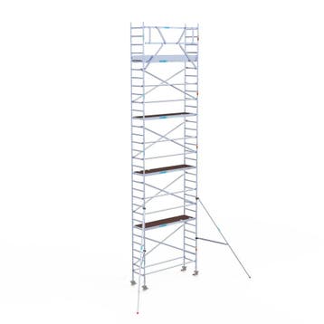 Rolsteiger Original 75x250 10,2m werkhoogte tegen de gevel, Verzenden, Nieuw, Rolsteiger of Kamersteiger, 5 meter of hoger
