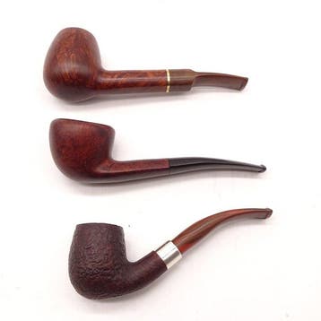 Savinelli - Sterling Silver Club, Oscar, Bruna - Zonder, Nieuw