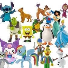 Vele Taartoppers van Disney en vele cartoons / striphelden, Nieuw
