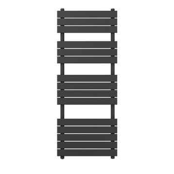 Designradiator Ella 150x60cm mat grijs 878W zij aansluiting, Verzenden, Nieuw