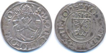 1/2 Batzen 1514 Regensburg Stadt:, Verzenden