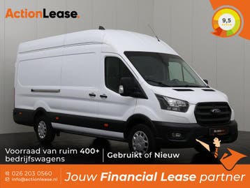 Ford Transit Bestelbus L4 H3 2023 Diesel Handgeschakeld, Auto's, Ford, Zwart, Wit, Nieuw, Transit