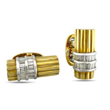 Manchetknopen - 18 karaat Geel goud, Exclusieve 18K