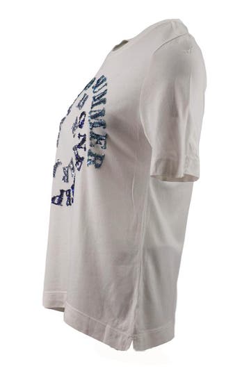 Cartoon T-shirt in maat 36 Wit, Cartoon, Verzenden, Zo goed als nieuw, Wit