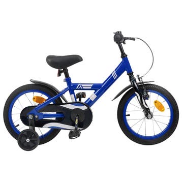 vidaXL Kinderfiets 14 Inch voor 3-5 jaar oud Donkerblauw, Verzenden, Nieuw