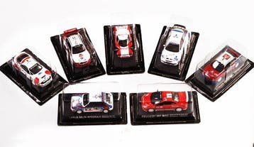 Altaya 1:43 - Modelauto (7) - Set di 7 auto da rally in, Nieuw