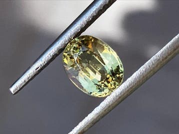 1 pcs Grijs, Geel Alexandriet - 1.14 ct - International, Sieraden, Tassen en Uiterlijk, Nieuw