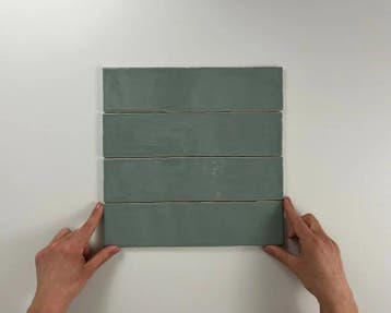 Wandtegel Equipe Cerámica Colonial Groen Glans 7,5x30, Doe-het-zelf en Verbouw, Nieuw, 20 tot 40 cm, 10 m² of meer, Wandtegels