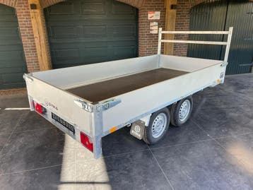 Syma plateauwagen ongeremd 310x156cm Nieuw!, Nieuw