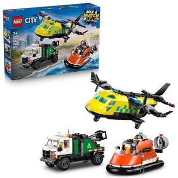 LEGO City - Airplane Service Truck & Hovercraft Rem 60505, Ophalen of Verzenden, Nieuw
